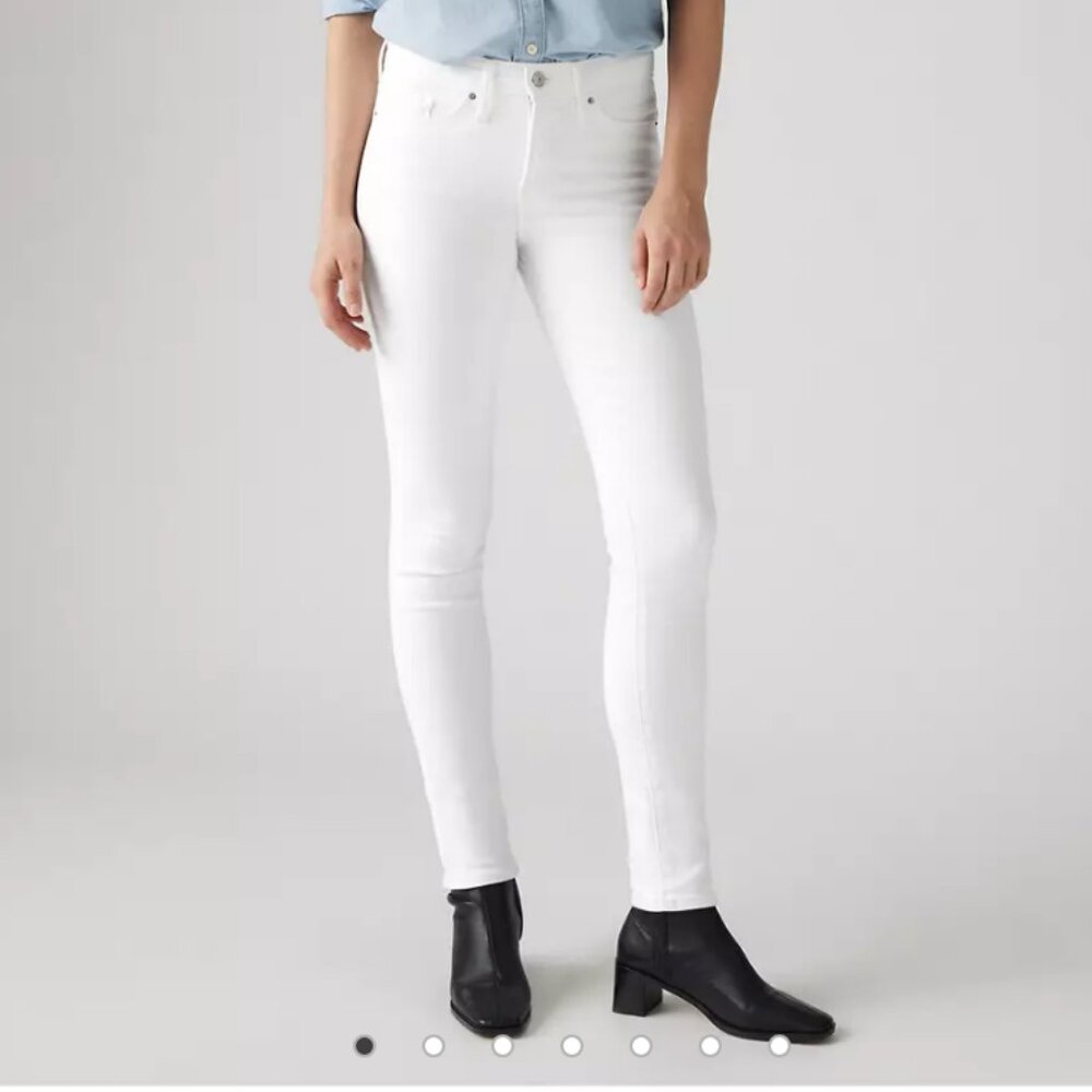 Levi's 311 Shaping Skinny Women's Pants, Soft Clean White Wash, Size 27W x 30L